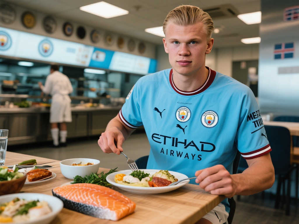 哈兰德不满曼城食堂，力求引入挪威三文鱼正宗做法
